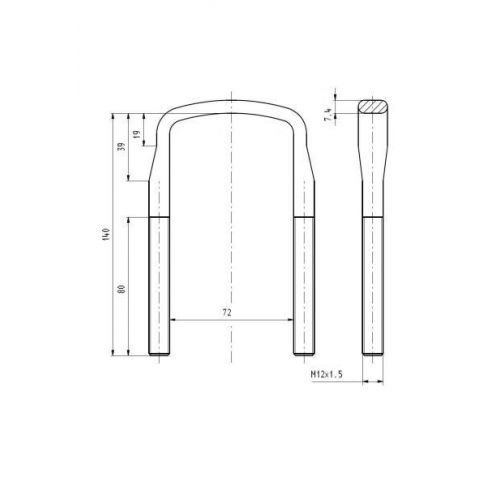 Leaf spring shackle Leaf spring shackle