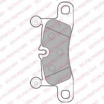 Set placute frana