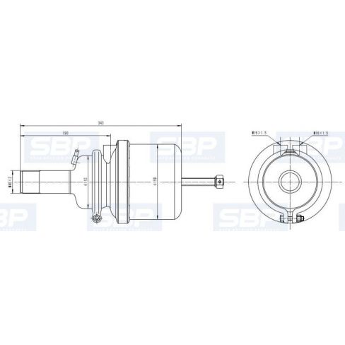 Servo-motor frana Servo-motor frana