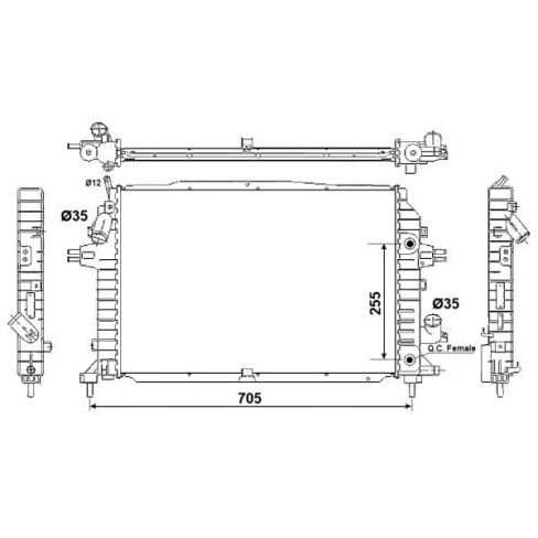 Radiator racire cu apa Radiator racire cu apa