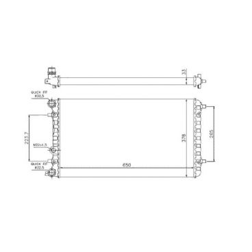Radiator racire cu apa