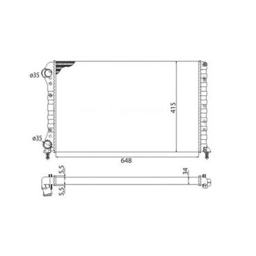 Radiator racire cu apa
