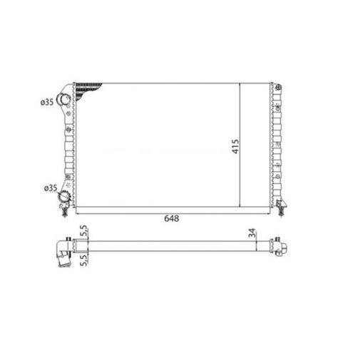 Radiator racire cu apa Radiator racire cu apa