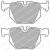 Set placute frana