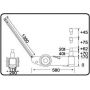 Cric special pneumatic-hidraulic