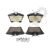 Set placute frana