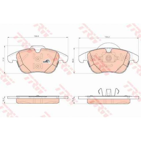 Set placute frana