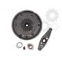 Clutch kit with dual mass flywheel and bearing