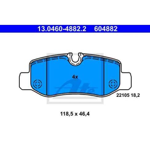 Set placute frana
