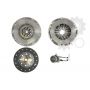 Clutch kit with dual mass flywheel and pneumatic bearing