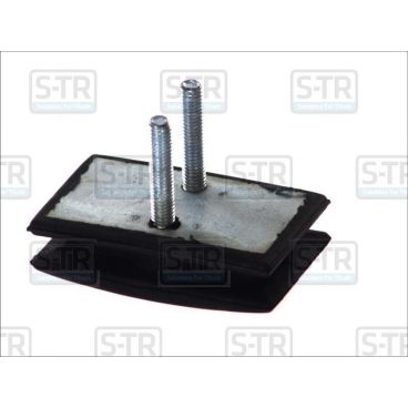 Leaf spring rubber cushion