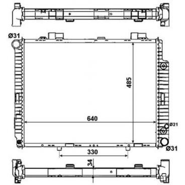 Radiator racire cu apa