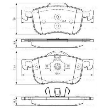 Set placute frana