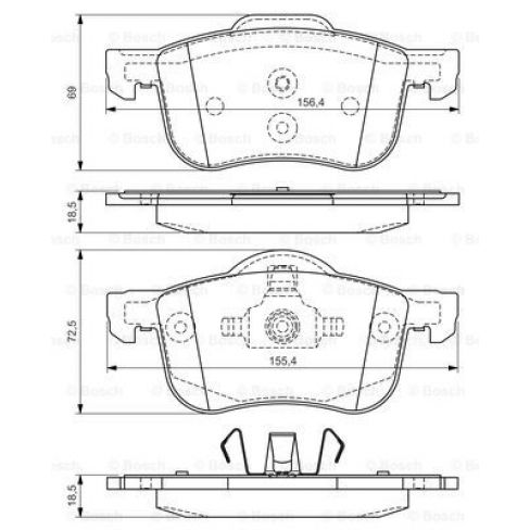 Set placute frana Set placute frana