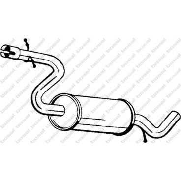 Sistem evacuare gaze/toba intermediara