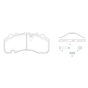 Set placute frana