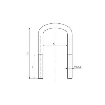 Leaf spring shackle