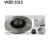 Brake disk with bearing