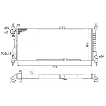 Radiator racire cu apa