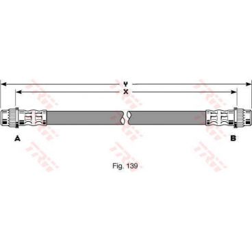 Furtun elastic frana