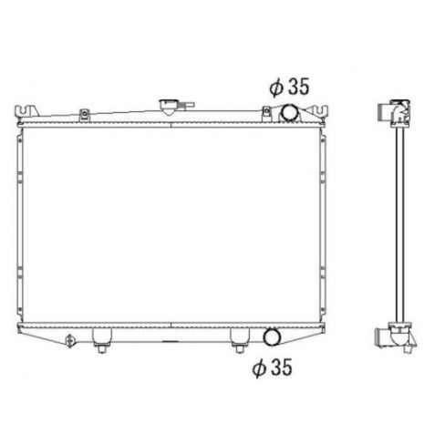Radiator racire cu apa