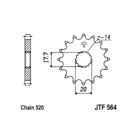 Pinion fata