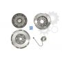 Clutch kit with dual mass flywheel and pneumatic bearing