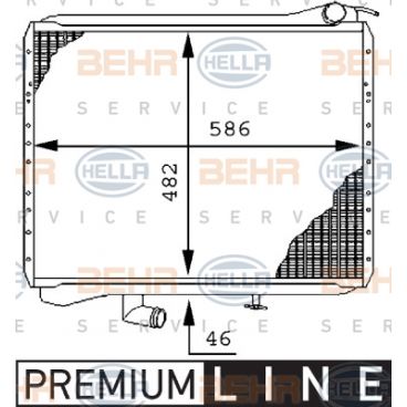 Radiator racire cu apa