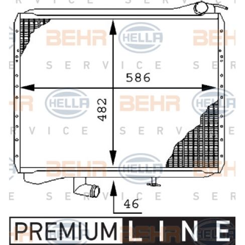 Radiator racire cu apa