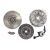 Clutch kit with dual mass flywheel and pneumatic bearing