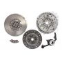 Clutch kit with dual mass flywheel and pneumatic bearing