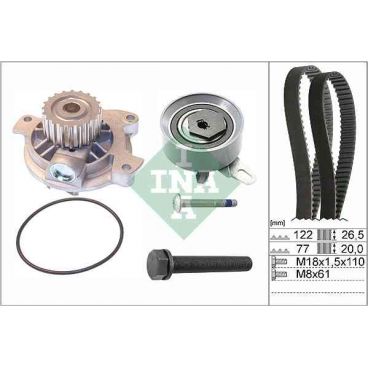 Kit distributie cu pompa de apa