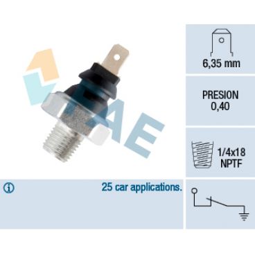 Senzor presiune ulei