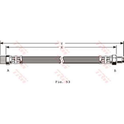Furtun elastic frana