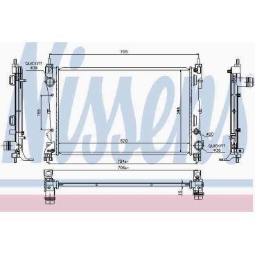 Radiator racire cu apa