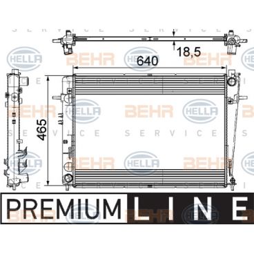 Radiator racire cu apa