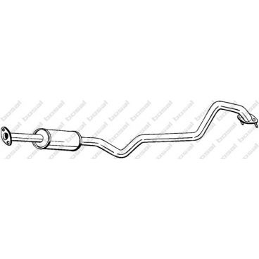 Sistem evacuare gaze/toba intermediara