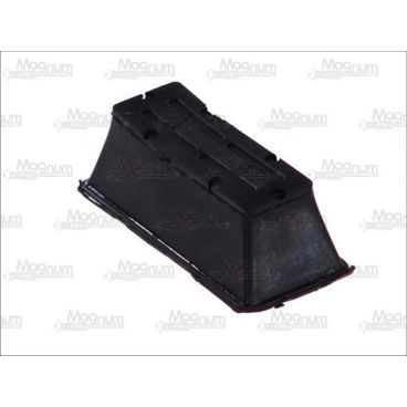 Leaf spring rubber cushion