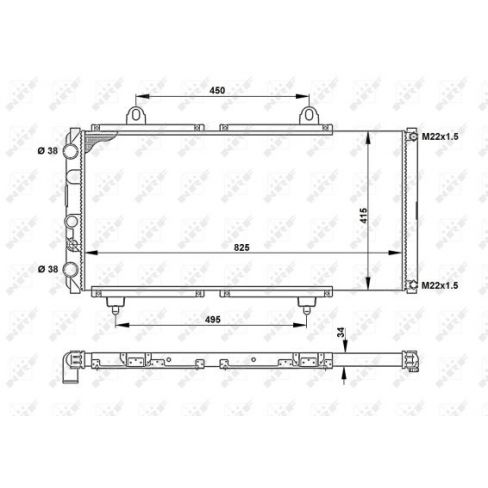 Radiator racire cu apa