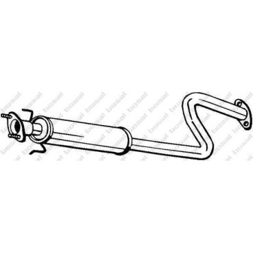 Sistem evacuare gaze/toba intermediara
