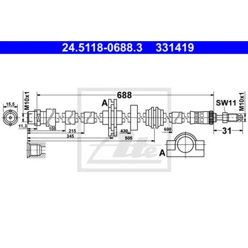 Furtun elastic frana Furtun elastic frana