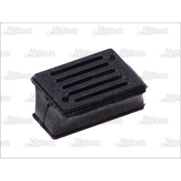 Leaf spring rubber cushion