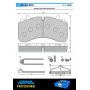 Set placute frana