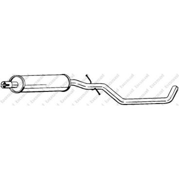 Sistem evacuare gaze/toba intermediara