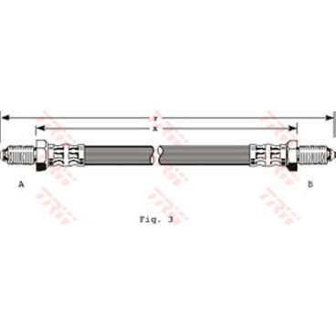 Furtun elastic frana