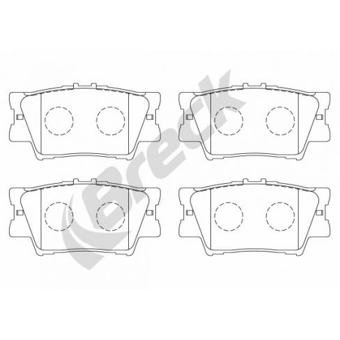 Set placute frana Set placute frana