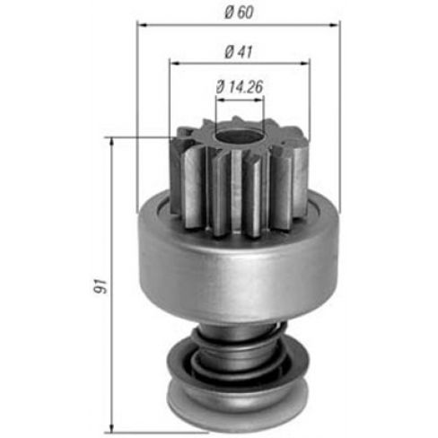 Bendix demaror