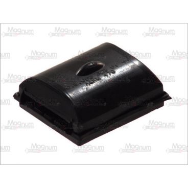 Leaf spring rubber cushion