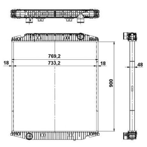 Radiator racire cu apa