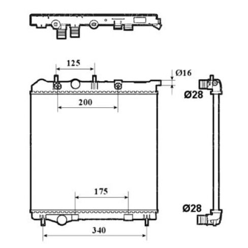 Radiator racire cu apa